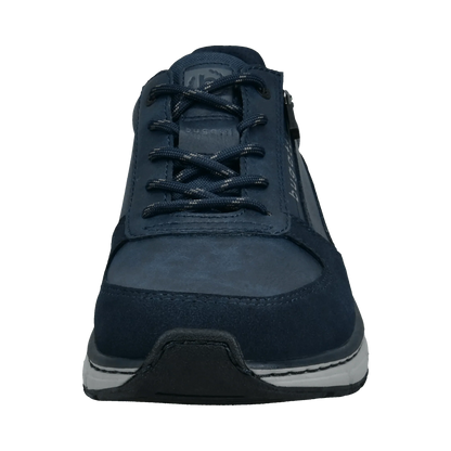 Bugatti Lace Up Trainer -  Dark Blue