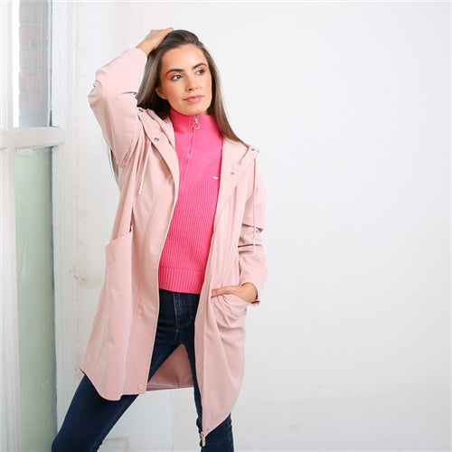 Rant Rave Fallon Raincoat Blush Pink TRM TRM Clothing