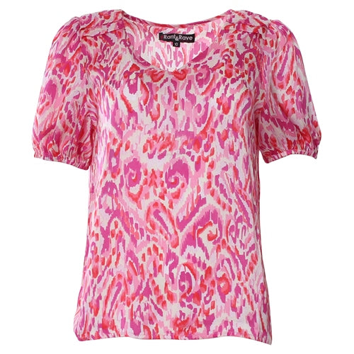 Rant & Rave Rose Top - Pink