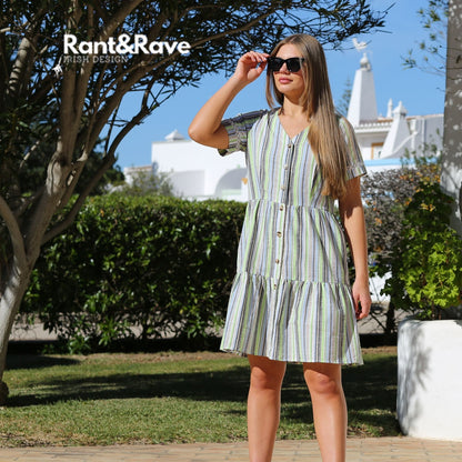 Rant &Rave Annie Dress - Green