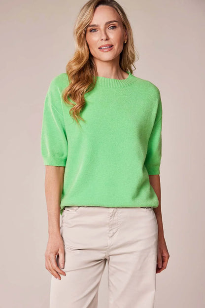 Deck Short Sleeve Knit - Apple