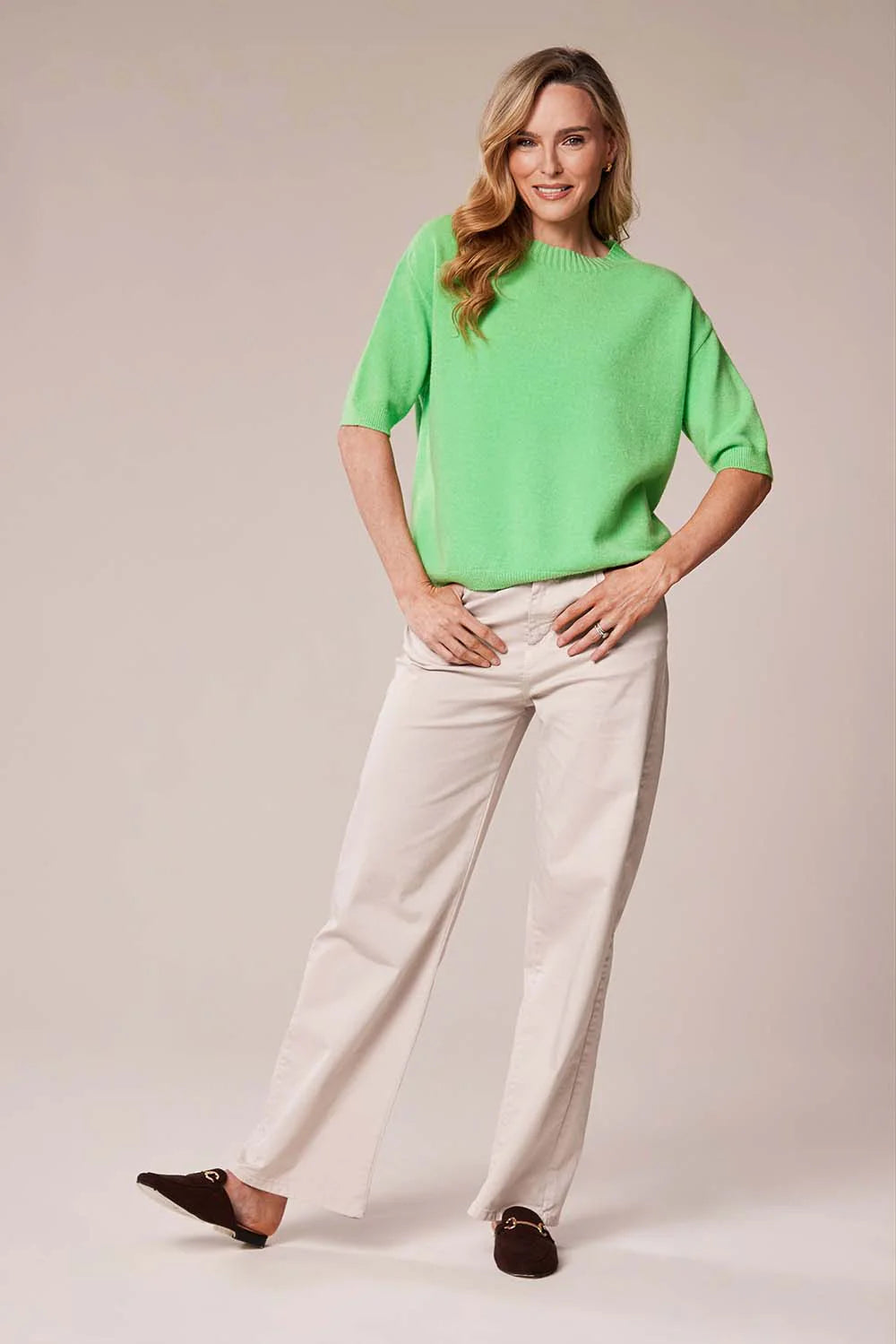 Deck Short Sleeve Knit - Apple