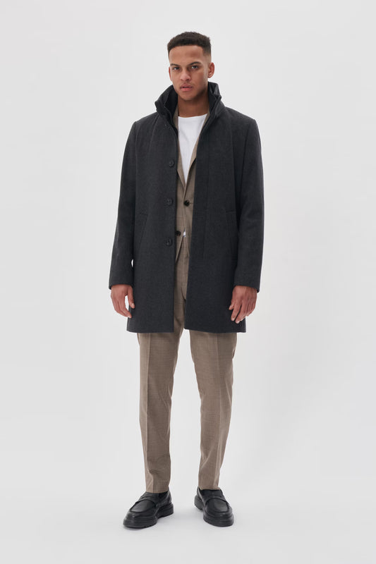 Martinique Harvey Coat - Dark Grey