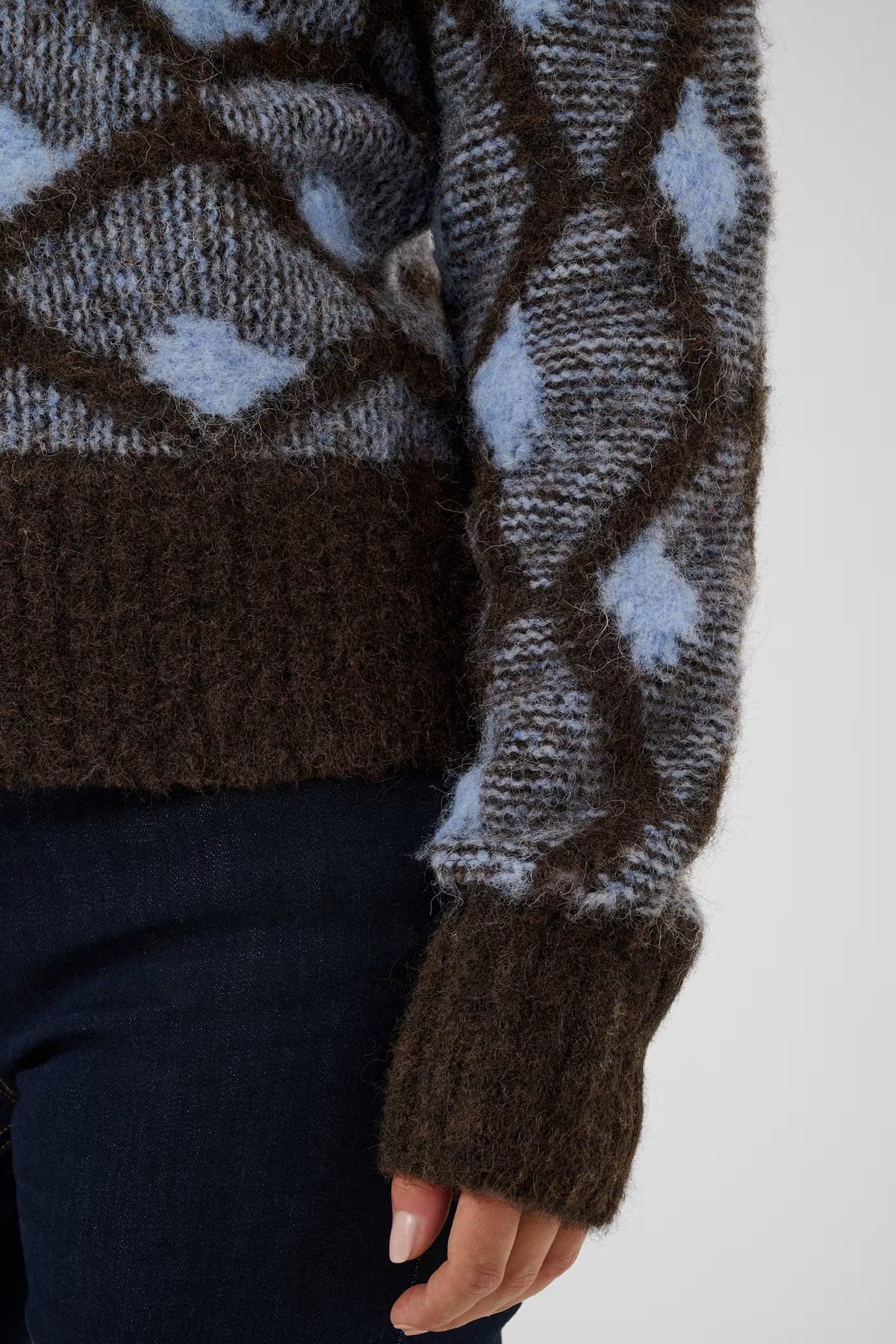 Culture CUgilan Knit - Brown/Blue