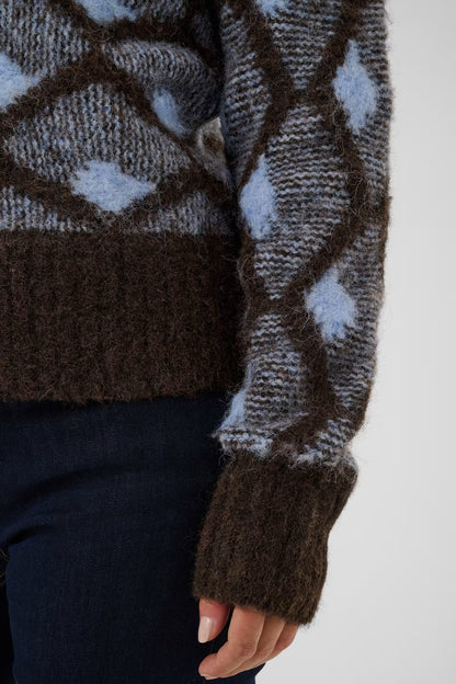 Culture CUgilan Knit - Brown/Blue