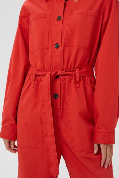 Saint Tropez SZparker Jumpsuit - Red