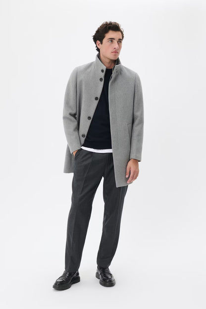 Matinique Harvey Coat - Light Grey Coat