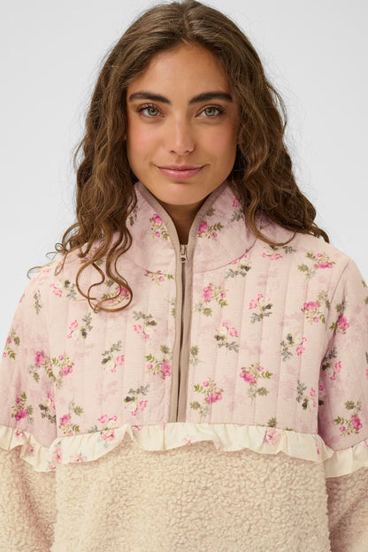 Culture Aiko Catina Teddy Jacket - Whitecap