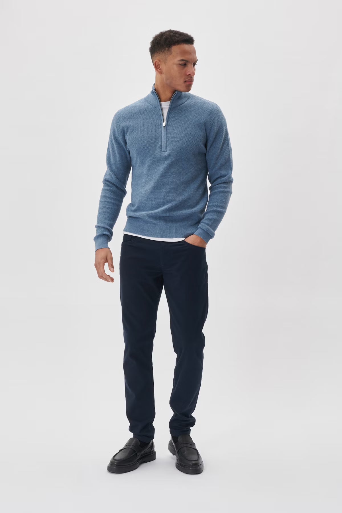 Matinique Lagoon 1/4 Zip - Captains Blue