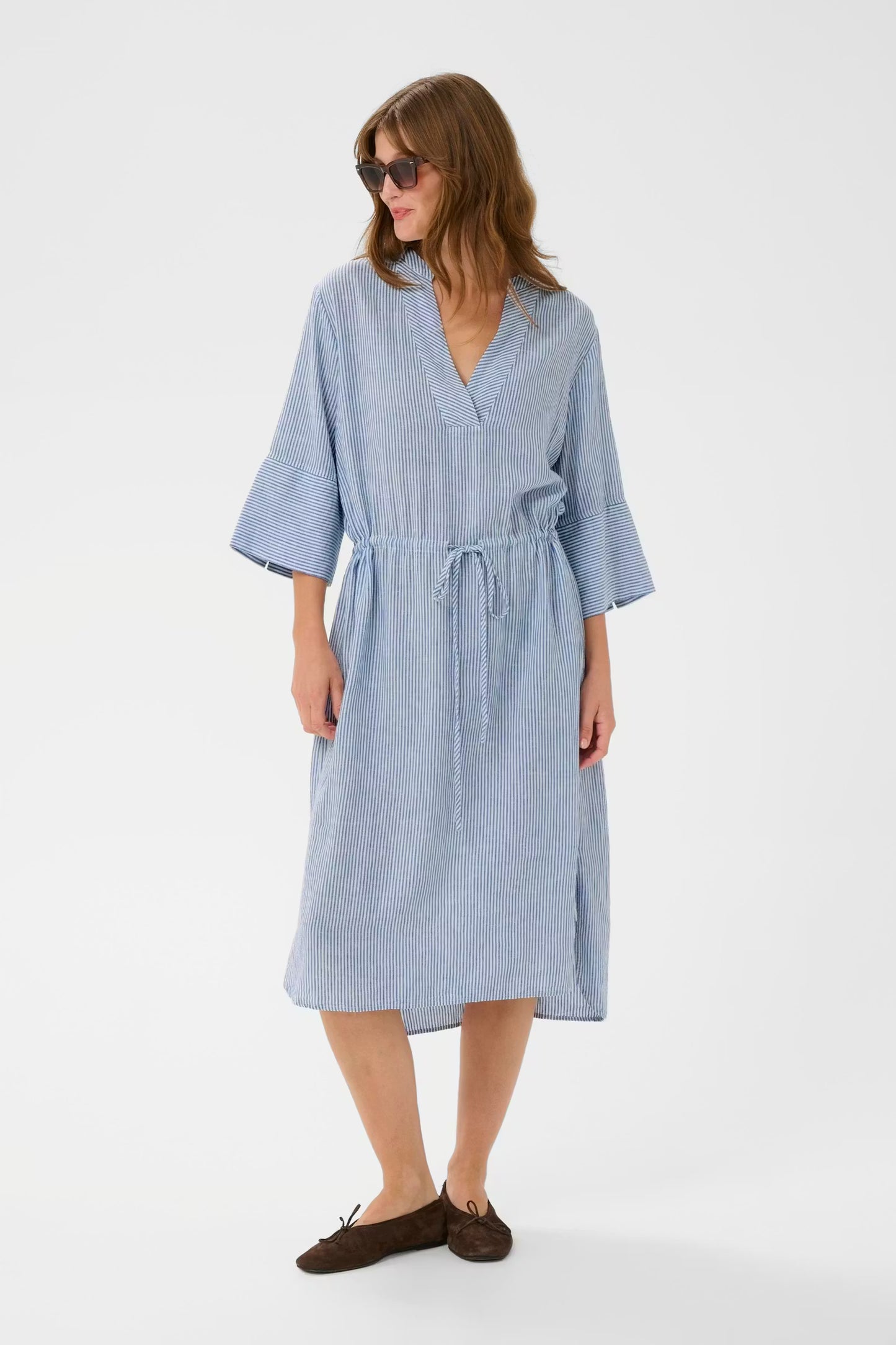 Soaked SLAria Dress - Blue Stripe