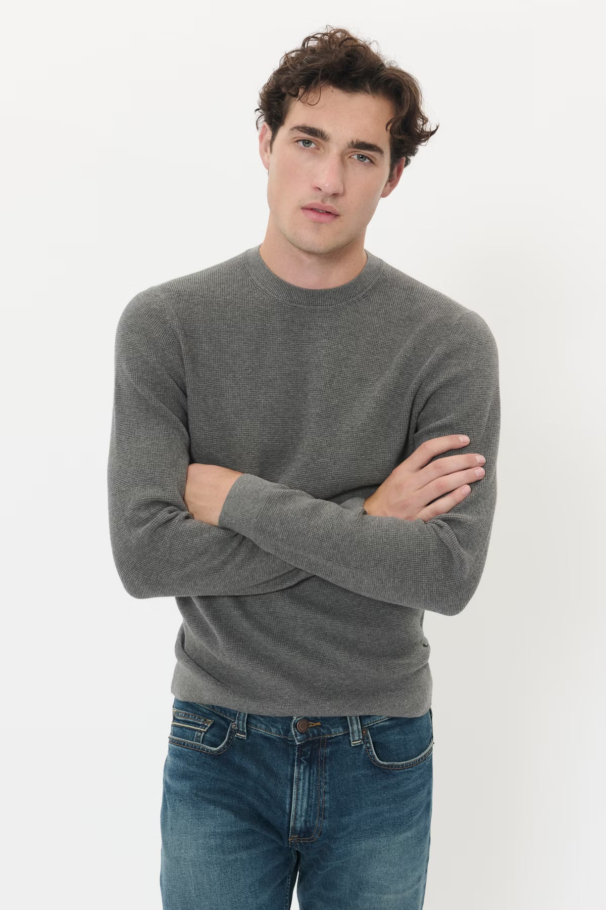 Matinique Lagoon Pullover -  Medium Grey Melange