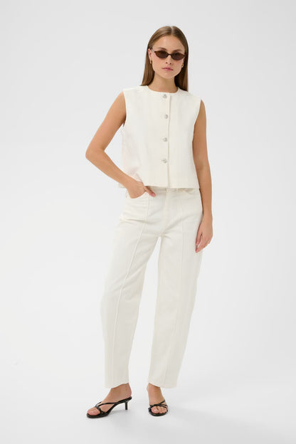 Saoked SLRina Waistcoat - White