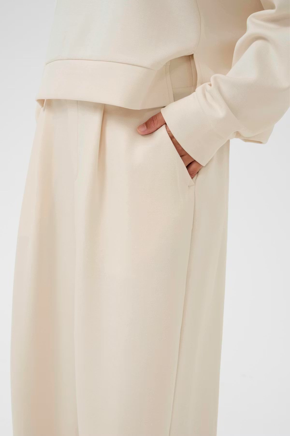 Culture CUalyson Chabrina Trousers - Whitecap