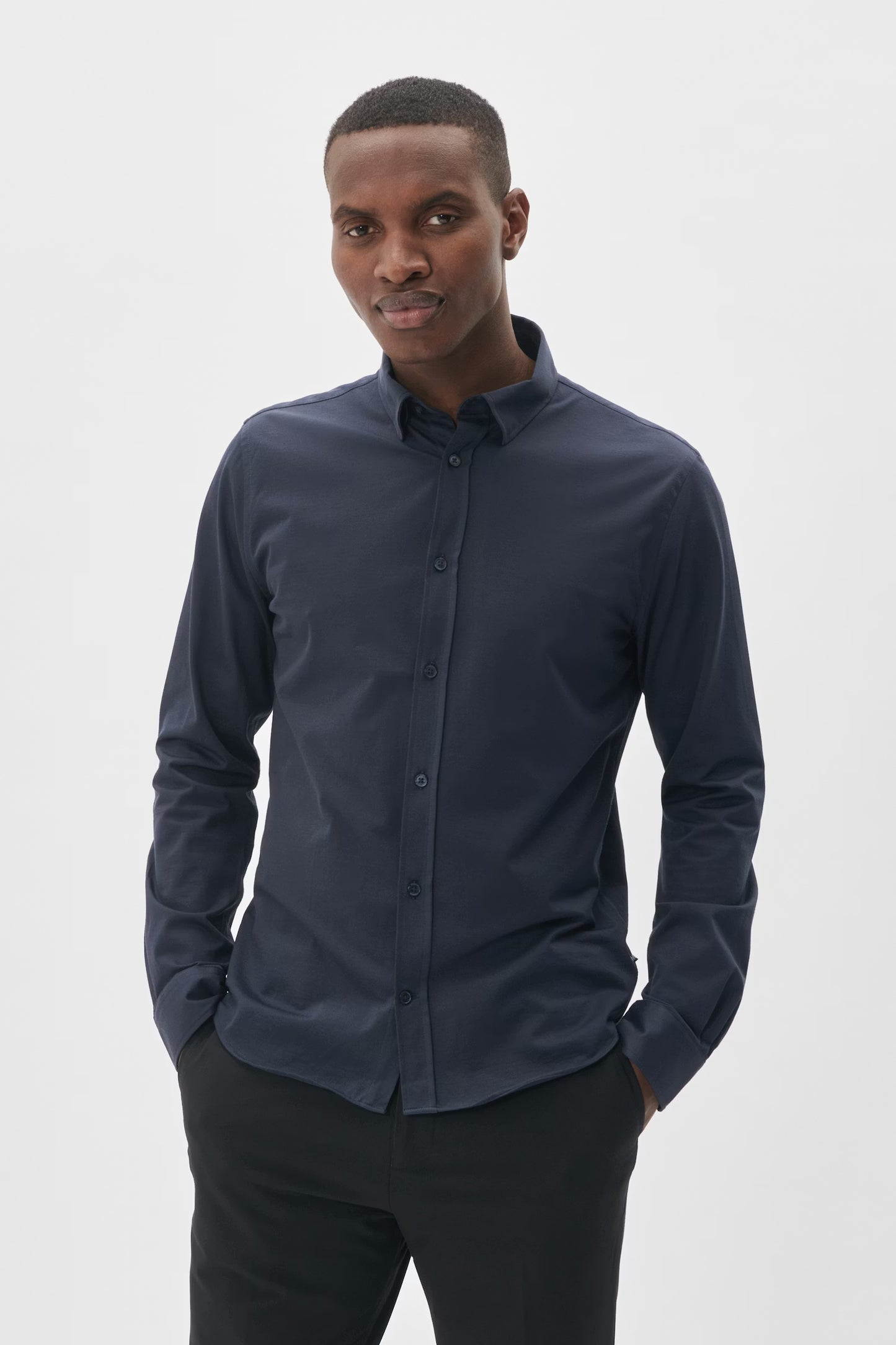Matinique MATrostol Long Sleeve Shirt - Dark Navy