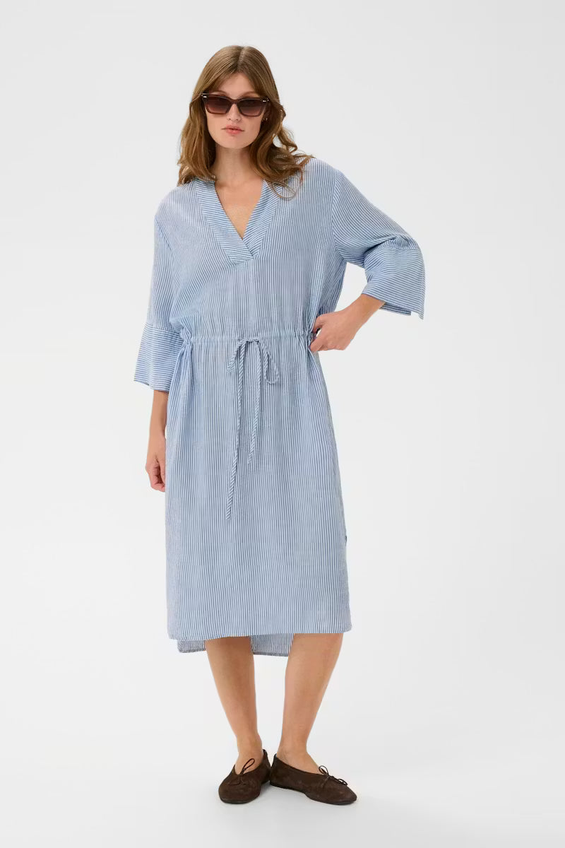 Soaked SLAria Dress - Blue Stripe