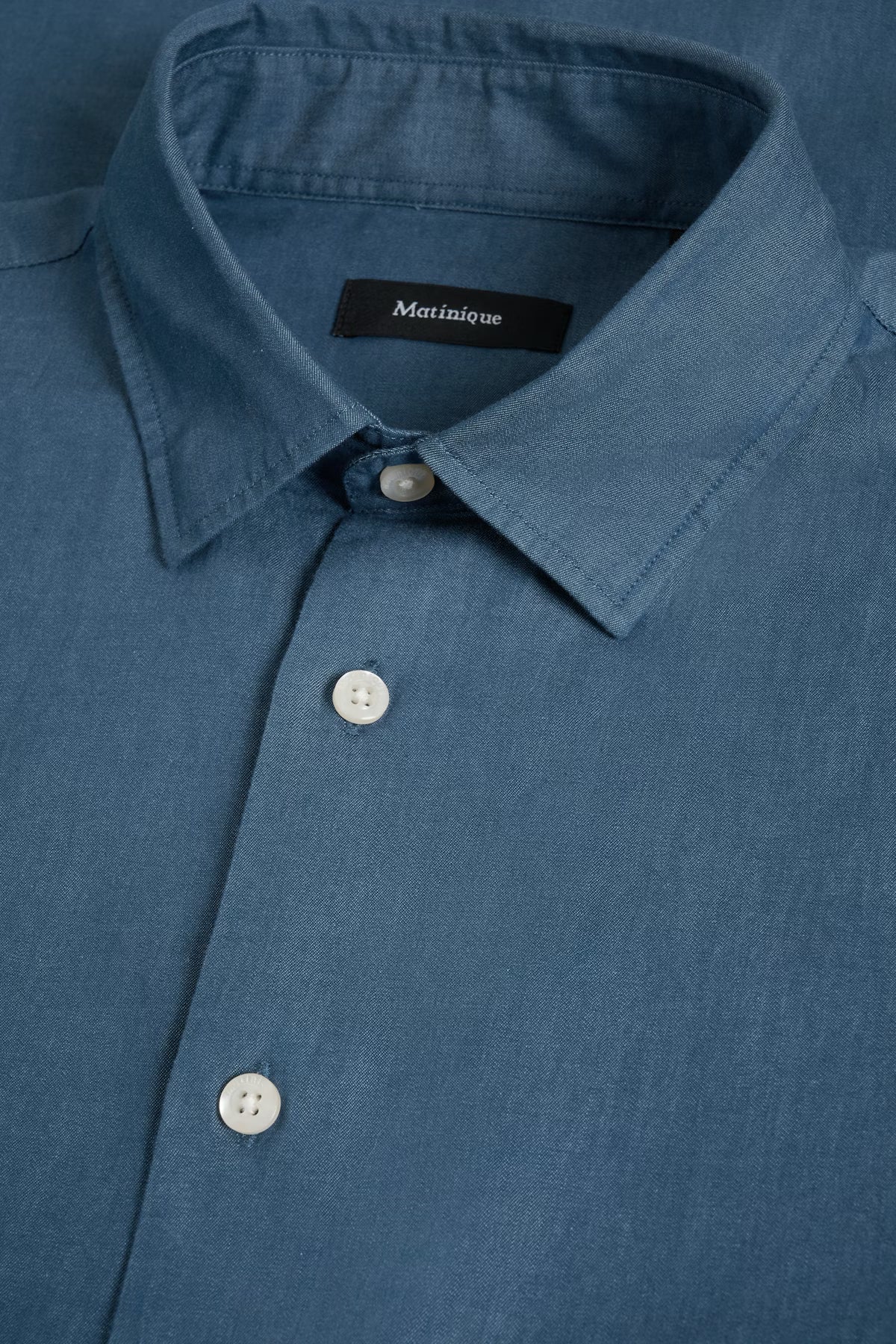 Matinique MAmarc Print Shirt - Dust Blue