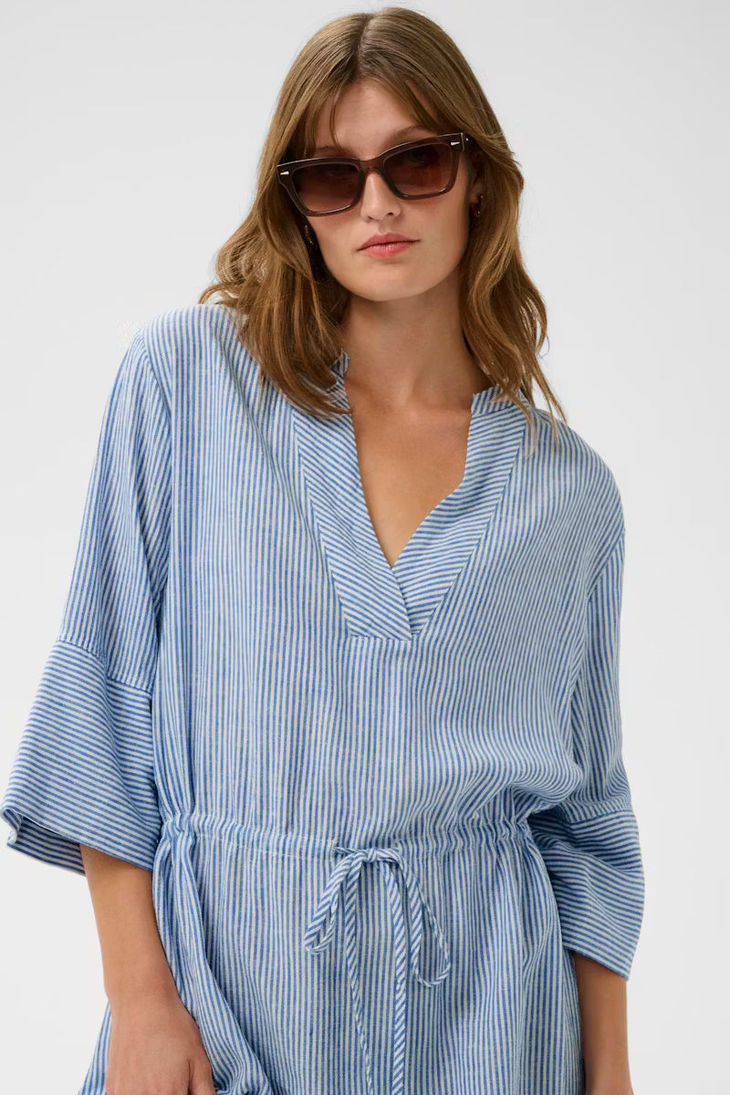 Soaked SLAria Dress - Blue Stripe