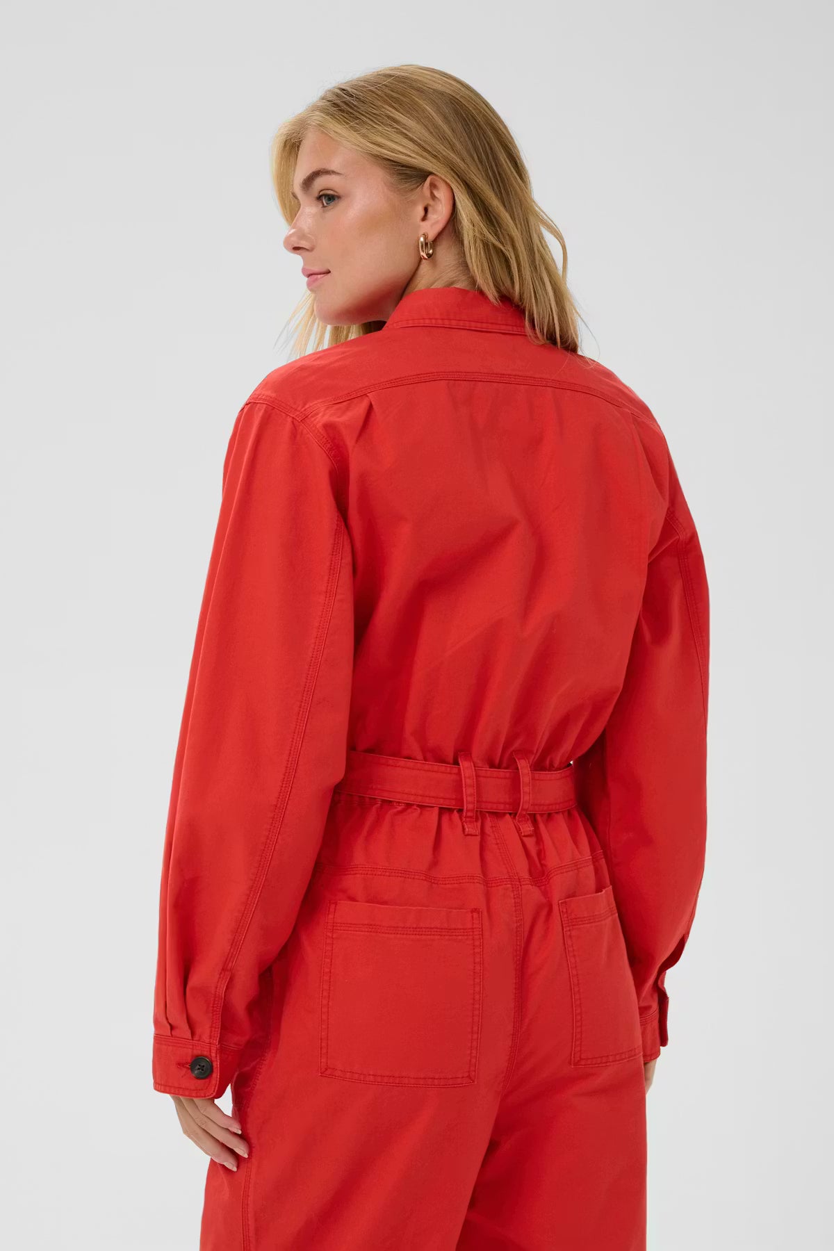 Saint Tropez SZparker Jumpsuit - Red