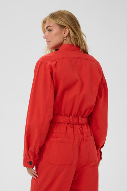 Saint Tropez SZparker Jumpsuit - Red