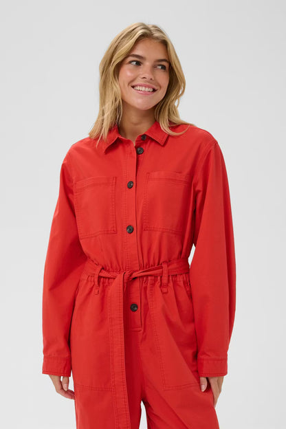 Saint Tropez SZparker Jumpsuit - Red