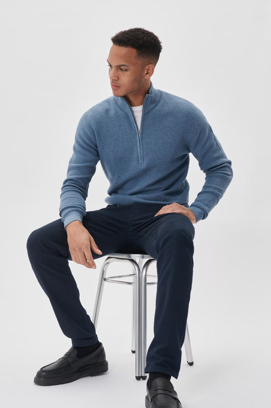 Matinique Lagoon 1/4 Zip - Captains Blue