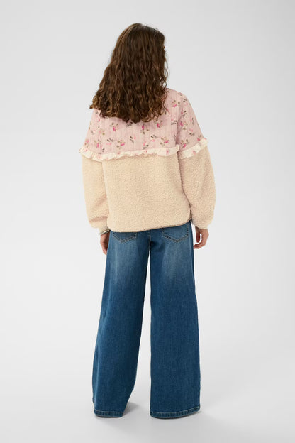 Culture Aiko Catina Teddy Jacket - Whitecap