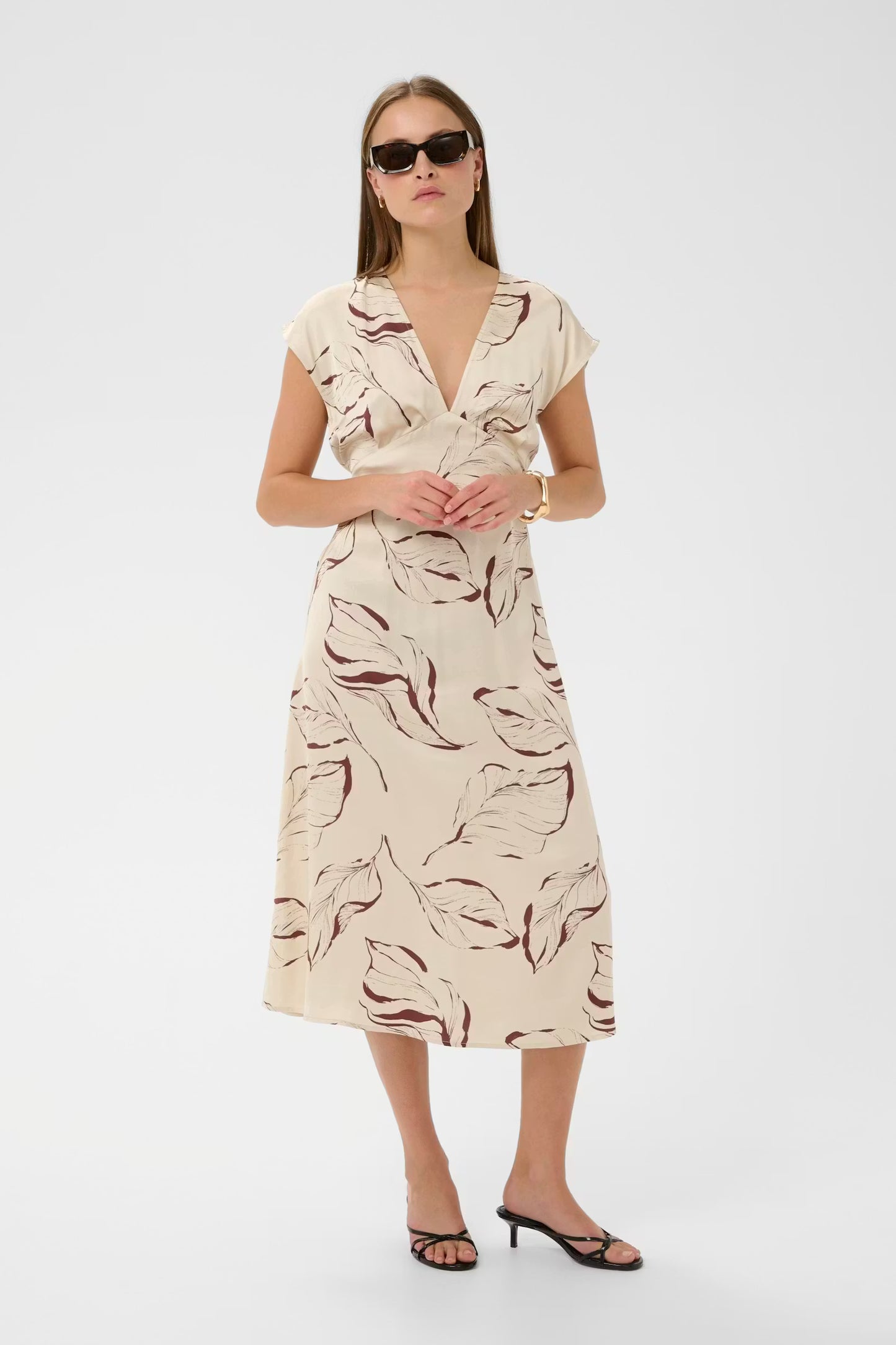 Soaked SLclero Midi Dress - Oatmeal