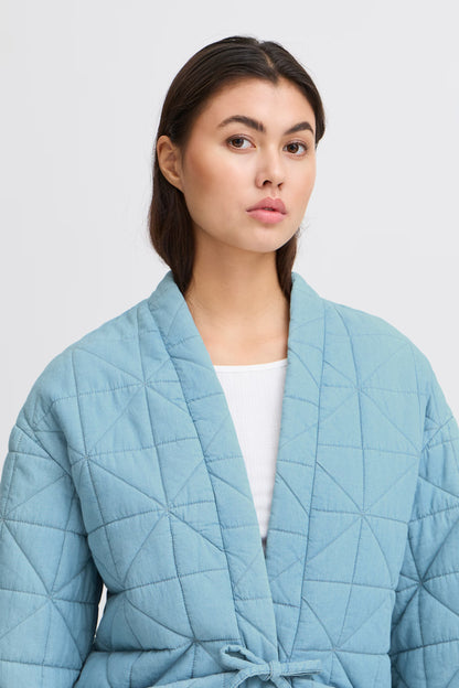 ICHI IHHEVIRA Bomber Jacket - Blue