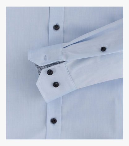 Venti Classic Body Fit Business Shirt - Blue