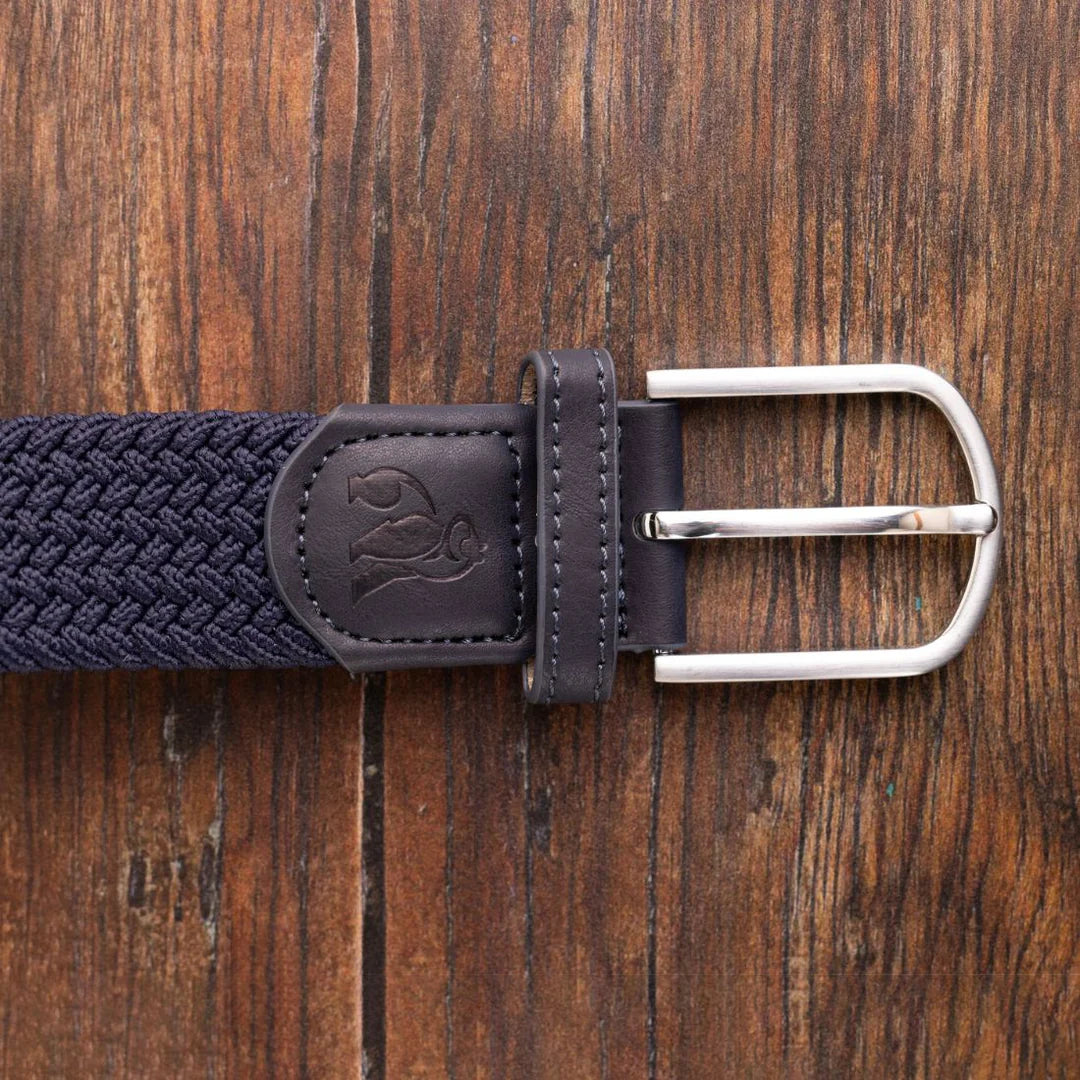 Swole Panda Woven Belt - Navy