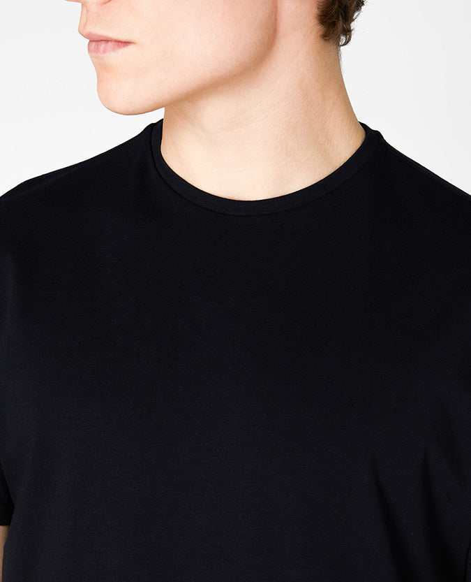 Remus Uomo Cotton-Stretch T-Shirt - Navy