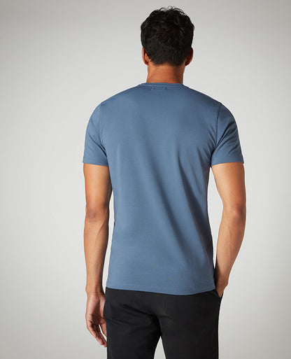 Remus Uomo Cotton Stretch T-Shirt - Air Force Blue