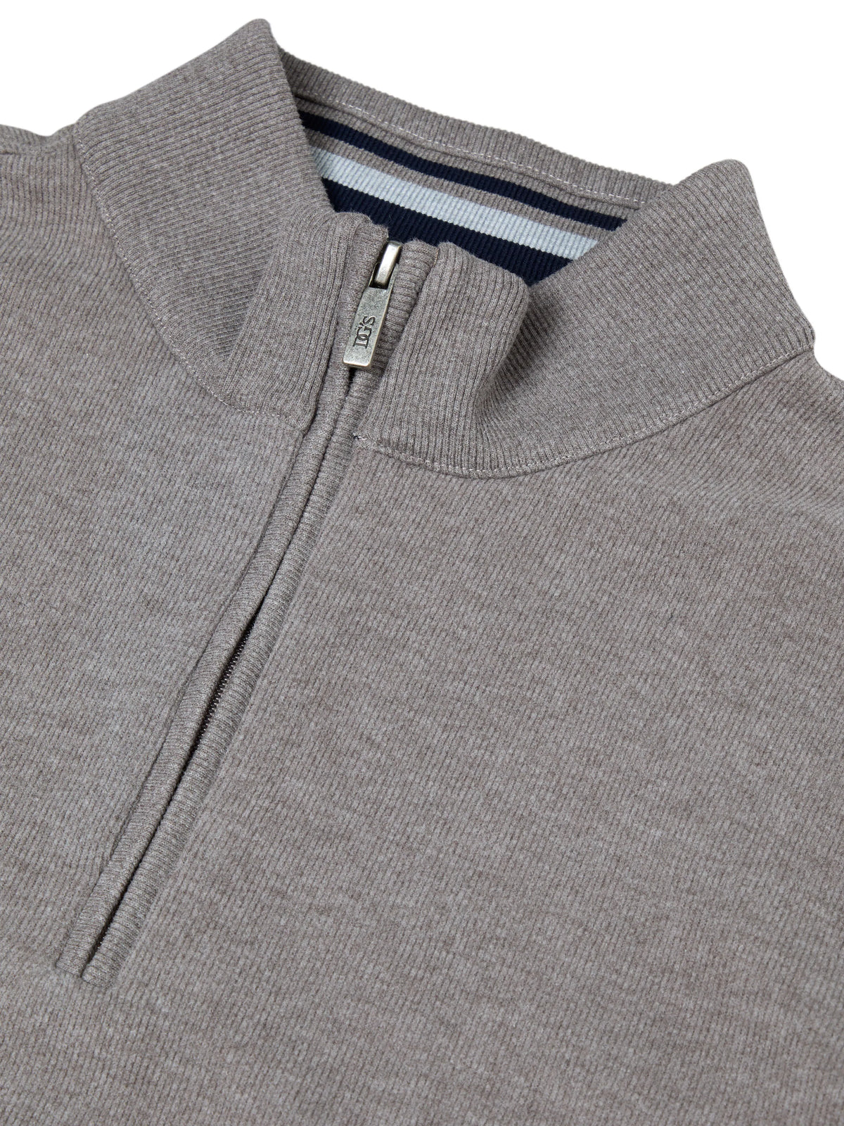 DG Sweatshirt Half Zip Jumper - Taupe