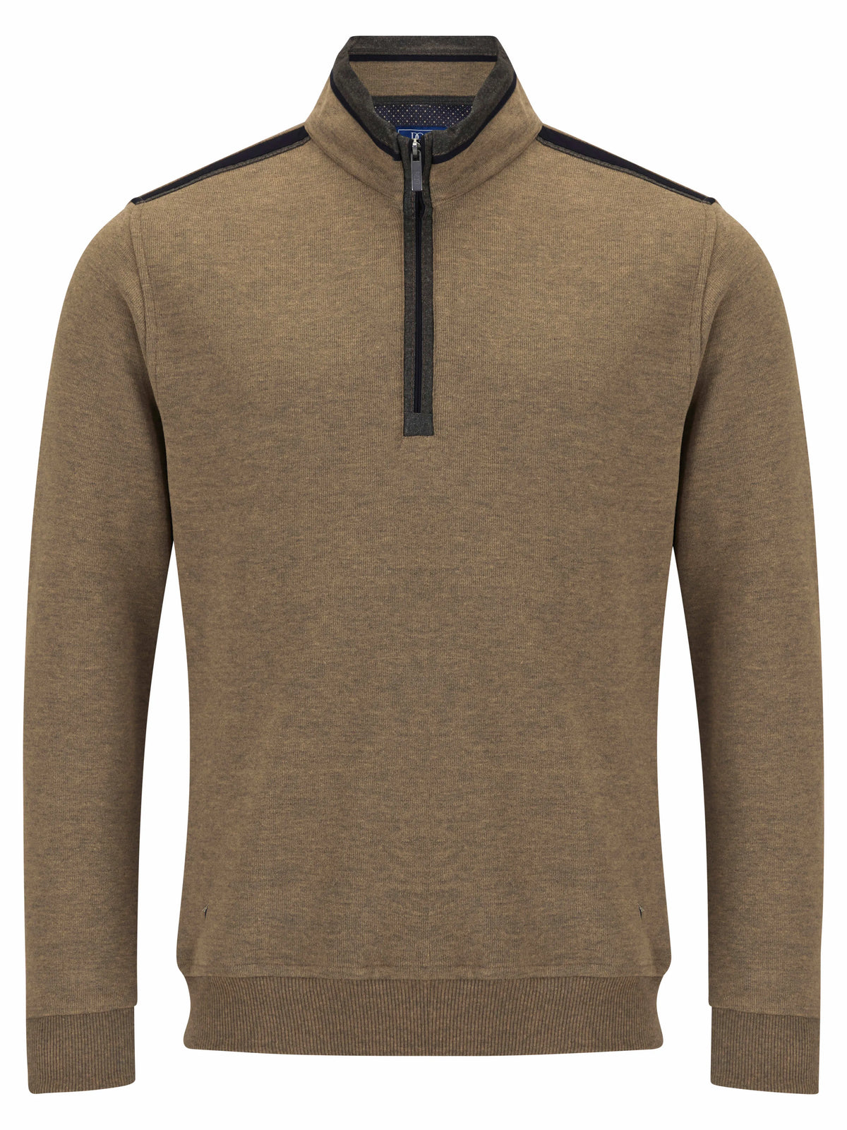 DG's Drifter Half Zip Sweatshirt - Caramel