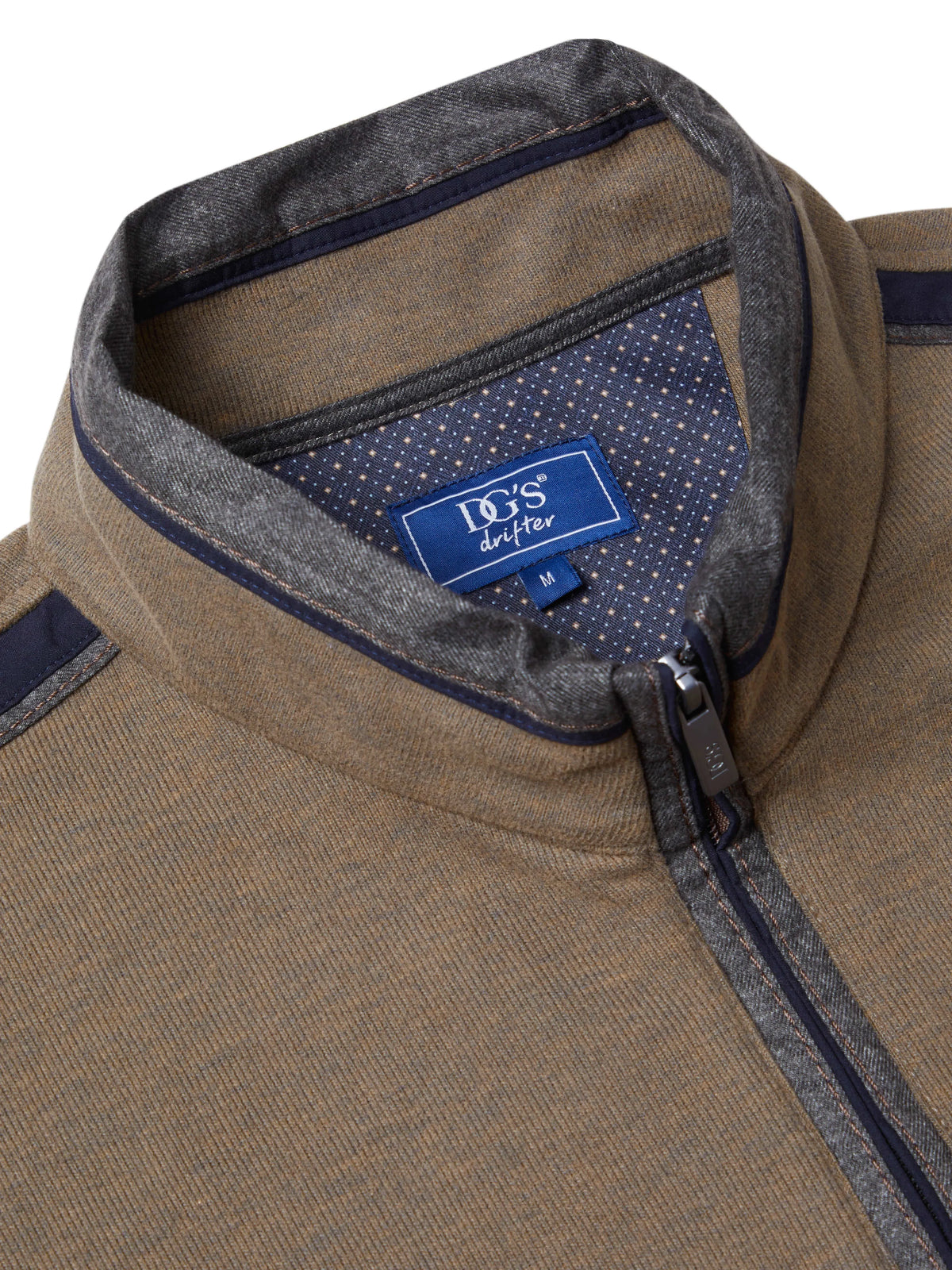 DG's Drifter Half Zip Sweatshirt - Caramel