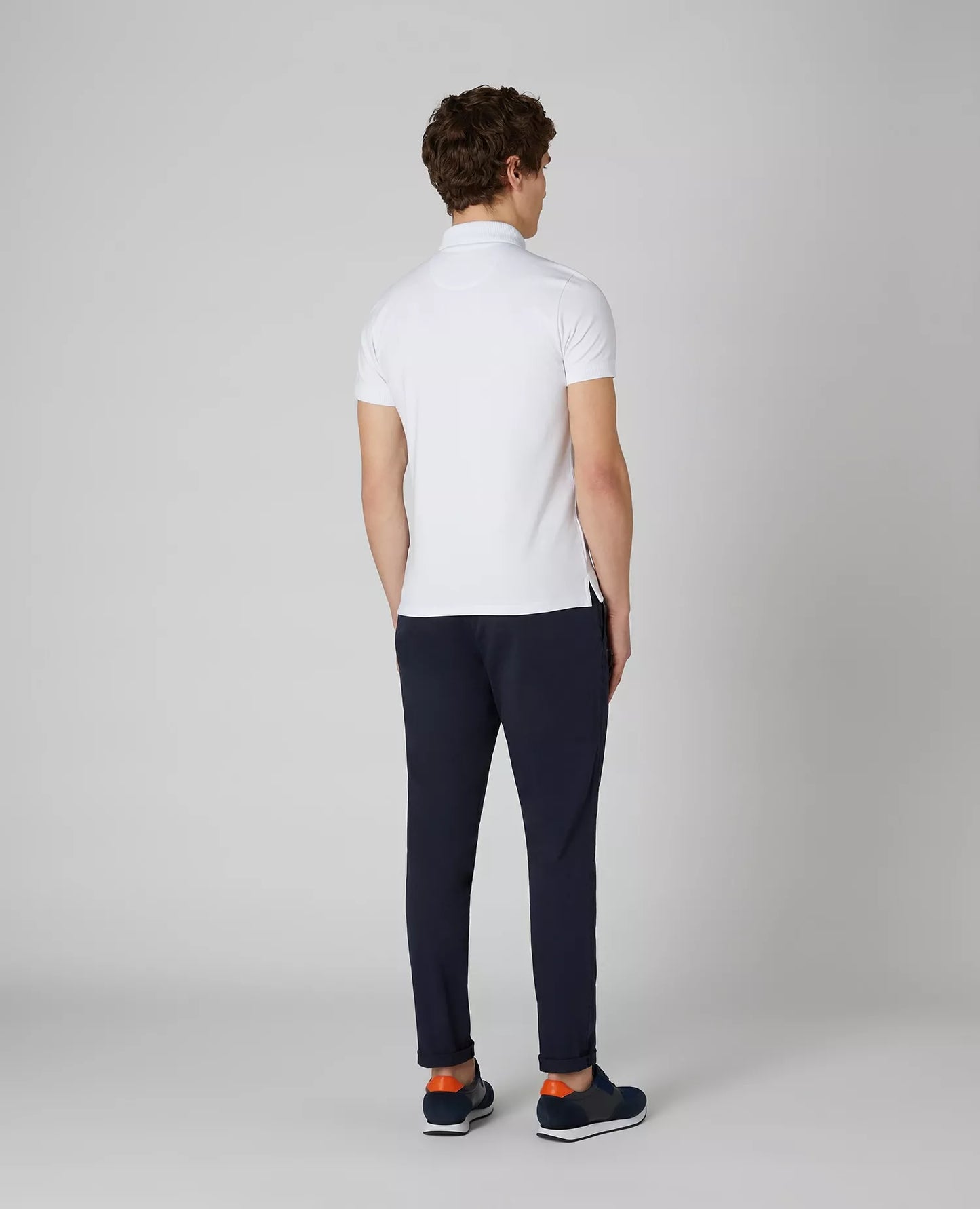 Remus Uomo Short Sleeve Polo Shirt - White