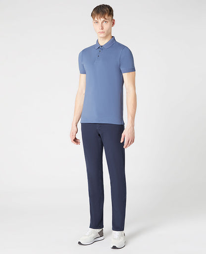 Remus Uomo Cotton Polo Shirt - Air Force Blue