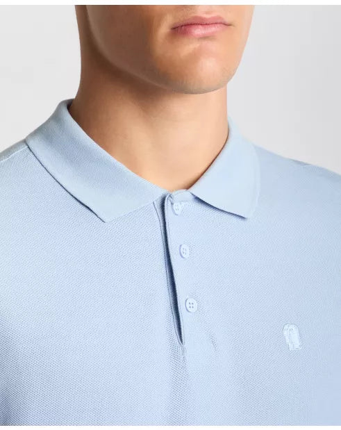 Remus Uomo Short Sleeve Polo Shirt - Light Blue