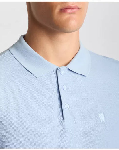 Remus Uomo Short Sleeve Polo Shirt - Light Blue