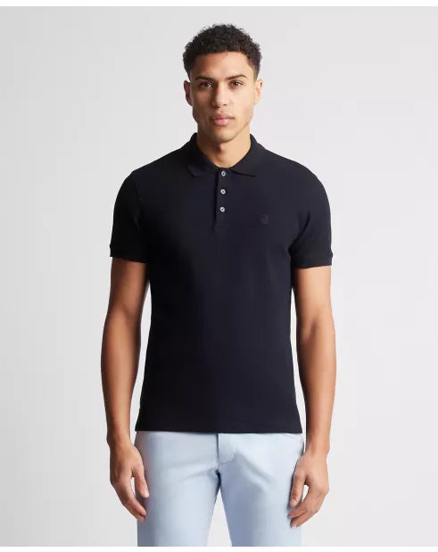 Remus Uomo Short Sleeve Polo Shirt - Navy