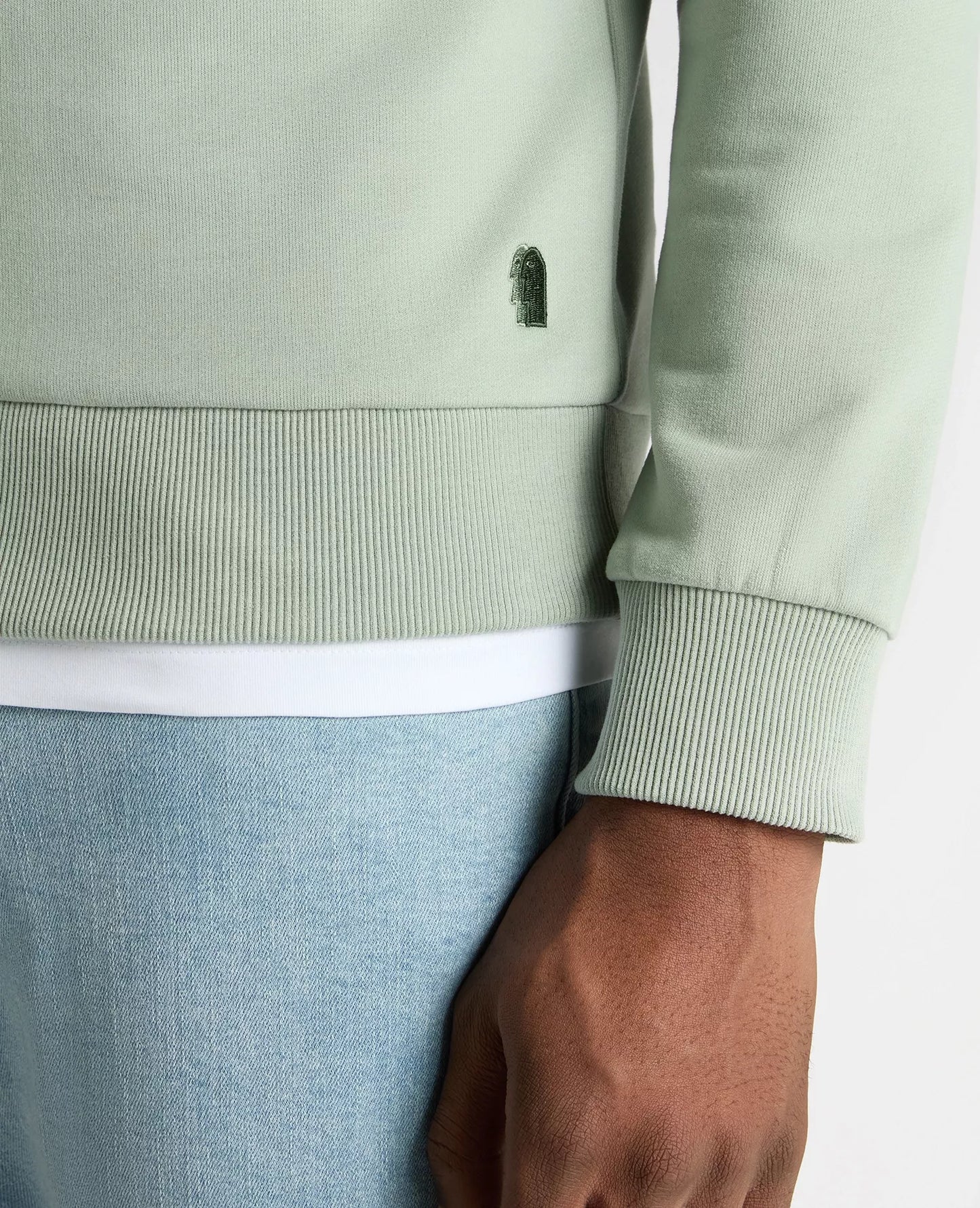 Remus Uomo Crew Neck Sweatshirt Light Green