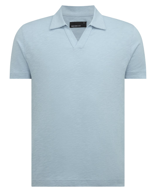 Remus Uomo V-Neck Shirt - Light Blue