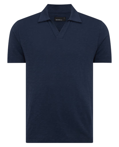 Remus Uomo V-Neck Shirt - Navy