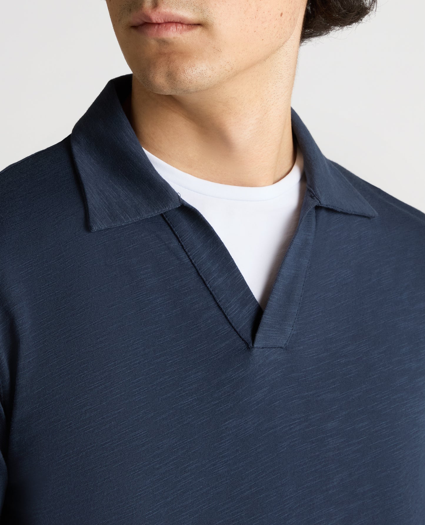 Remus Uomo V-Neck Shirt - Navy