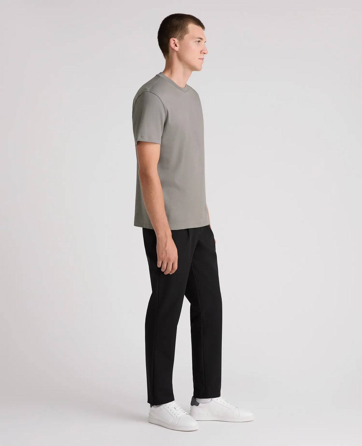 Remus Uomo 24/5 Round Neck T-Shirt - Grey