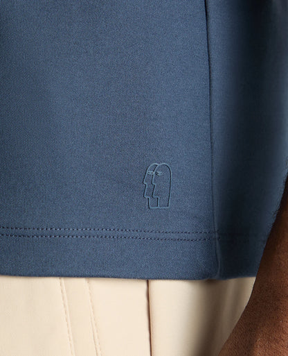 Remus Uomo 24/5 Crew Neck Tee - Dark Blue