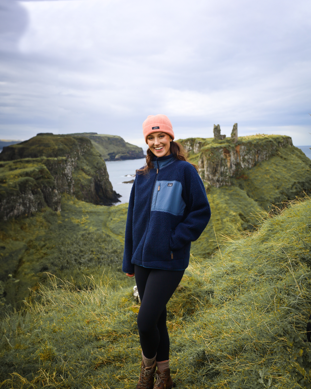 Bleubird Sherpa Fleece - Navy