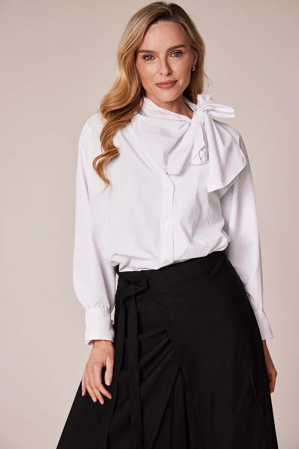 Deck Bow Shirt - White