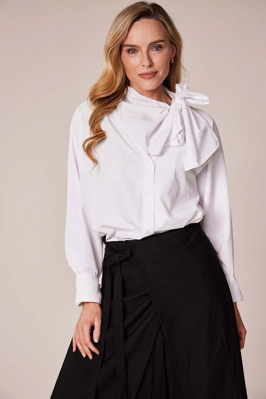 Deck Bow Shirt - White