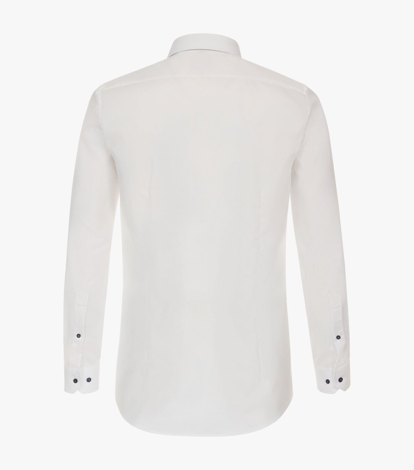 Venti Long-Sleeved Body Fit Shirt - White